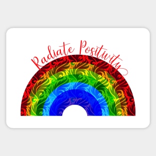 Radiate Positivity Rainbow Sticker